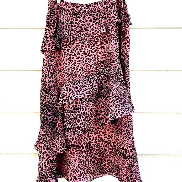 **** Whistles Wild Cat Print Skirt (R) - Picture 5 of 12